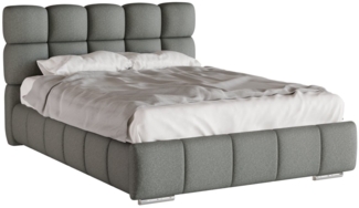 PANDA MÖBEL GmbH Polsterbett BLISS Luxus-Bett mit Lattenrost Wahl federkernmatraze, kokosmatratze, (Stabile Rahmenkonstruktion Metallrahmen), Ein Luxusbett in jeder Größe 140x200 cm 160x200 cm 180x200 cm