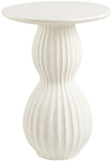 ebuy24 Couchtisch Irma Couchtisch Beistelltisch Ø40cm weiß.