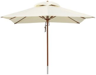 anndora-sonnenschirm Sonnenschirm 3x3 Meter Marktschirm quadratisch, LxB: 300,00x300,00 cm, wasserabweisende Beschichtung