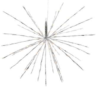 Kaemingk LED Stern LED Leuchtstern Polarstern Blinkfunktion outdoor, LED fest integriert, klassikweiß