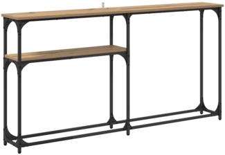 vidaXL Konsolentisch Artisan-Eiche 145 x 22,5 x 75 cm Holzwerkstoff 882215