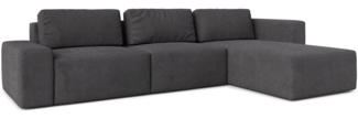 AX LIVING Couch XXL L Form Arkleton Ecksofa Groß Grau 360 cm Modern R