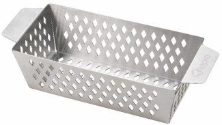 tepro hoch M Grillkorb, Edelstahl, M, 8362