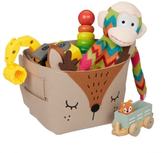 2 x Filz Aufbewahrungskorb Reh-Motiv 10048722