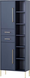 welltime Hochschrank Kent mit goldfarbenen Griffen Breite 67,1 cm, made in Germany