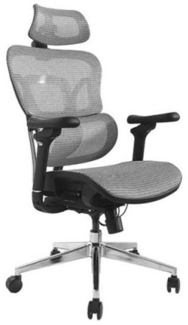 Equip Ergonomischer Bürostuhl+Kopf/Armstützen grau lite Retail