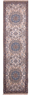 Morgenland Läufer Perser - Nain - Royal - 295 x 81 cm - beige