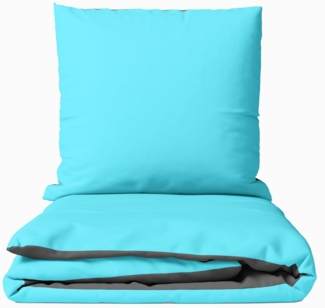 Leonado Vicenti Bettwäsche Allergiker geeignet, Microfaser, 4 teilig, weich und pflegeleicht, Einfarbig