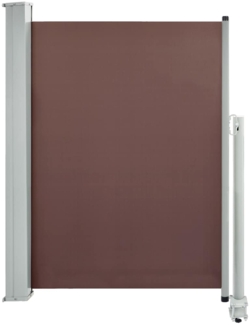 vidaXL Ausziehbare Seitenmarkise 100x300 cm Braun 48340