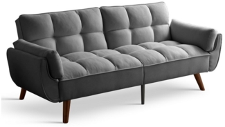Jiexi Sofa Schlafsofa Länge inklusive Armlehnen 190cm Klappbares Verstellbare