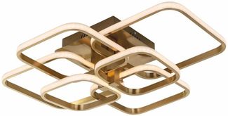 Casa Padrino Luxus LED Deckenleuchte Gold 69 cm - Luxus LED Leuchten