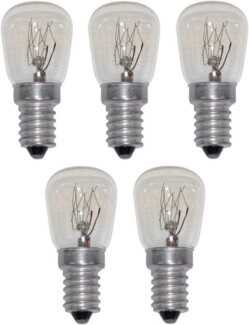 Provance Spezialleuchtmittel 5er Set Kühlschranklampe E14 15 Watt, E14, 5 St.