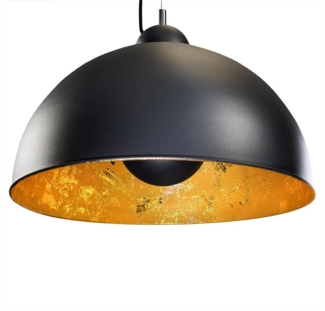 riess-ambiente Hängeleuchte STUDIO 55cm schwarz / gold, ohne Leuchtmittel, Wohnzimmer · Metall · Esszimmer · Industrial