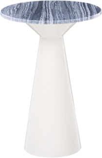 Beistelltisch AMISTAD Metall Weiß