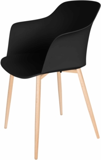 Stuhl Chester 110 4er-Set Schwarz