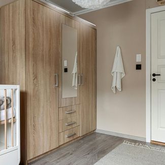 kalb Aufbauleuchte LED Aufbauleuchte Edelstahl warm neutral für Schranklicht Beleuchtung, 1er Set neutralweiß, neutralweiß