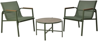 Balkon-Set Paulina , Stahl , Grün , 0 x 0 x 0 cm