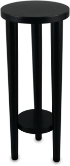 MIRRORS AND MORE 'Acta' Beistelltisch Holz, schwarz, Ø25x60cm