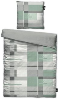 Sansibar Sylt Wendebettwäsche Bettwäsche Sansibar Cliff (2 tlg), Baumwolle, Karo Design, 100% Premium Baumwolle, hautfreundlich, pflegeleicht, Karo-Muster