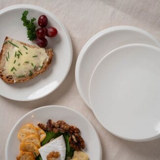 Villeroy & Boch Geschirr-Set Brotteller NewMoon weiß 6-tlg.