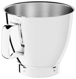 Kenwood Küchenmaschinenschüssel Edelstahl Rührschüssel mit Griff KAB70.000SS für Baker & Partissier 7L, Edelstahl