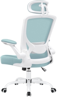 Ergonomischer Bürostuhl mit verstellbarer Kopfstütze und Armlehnen