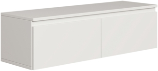 Selsey 'Bemmi' TV-Hängeboard, Weiß, ca. 30 x 100 x 32 cm