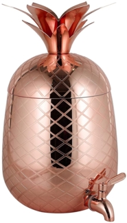 Echtwerk Ananas Getränkespender 4,7L Kupfer