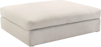 Home affaire Polsterhocker Soft&Cosy XXL, B: 125 cm, Mega-Hocker, in Cord oder Chenille-Struktur wählbar