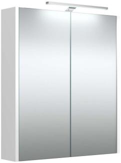 welltime Badezimmerspiegelschrank Joy Breite 78 cm, mit 2 Türen, mit LED, IP 44