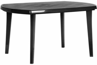 Gartentisch >Elise< in graphit, Kunststoff - 137 x 73 x 90 cm (BxHxT)