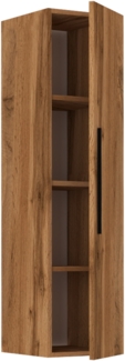 VCM Wandregal Arila 918877 Honig-Eiche H. 115 x B. 30 x T. 30 cm