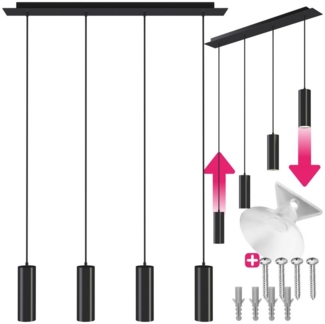 tectake Deckenleuchten Pendelleuchte, Moderne Pendelleuchte im angesagten Industrial-Style