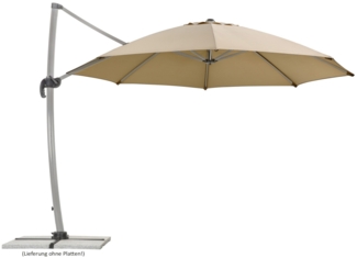 Schneider Schirme 'Rhodos Rondo' Sonnenschirm, Sand, Ø ca. 350 cm