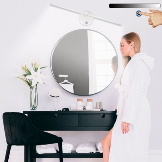 JOYOLEDER Spiegelleuchte Badezimmer Spiegel-Leuchte, LED Wandleuchte, 350° Drehbar, Dimmbar
