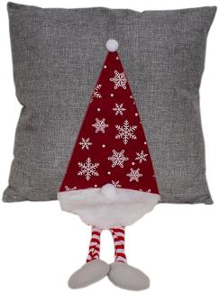 Weihnachtskissen Kuschelkissen Sofakissen Kissen Weihnachten Weihnachtsmann 45cm