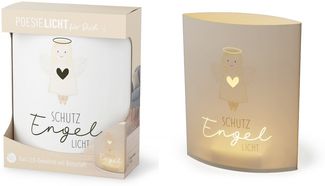 Deko Lampe Leuchte Batterie Poesielicht für Dich la vida Geschenk Engel 6297911