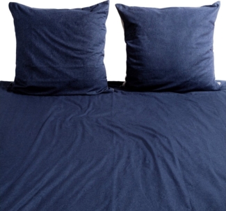 Wolkenfeld Kissenbezug Flanell Baumwolle Kopfkissenbezug - Premium Kissenbezug, (1 Stück), Größe 80x80, 40x80 und 70x90 cm, versteckter Reißverschluss