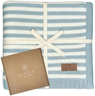 Babydecke DIKOS® Babydecke aus *100%* Bio Baumwolle Strickdecke Erstlingsdecke, DIKOS, PREMIUM Qualität atmungsaktiv, nachhaltig, plastikfrei, kuschelweich