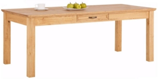Home affaire Esstisch Selma, mit Schublade, aus massivem Kiefernholz, Breite 180 cm