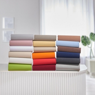 BETTWARENSHOP Spannbettlaken Multi-Stretch, Jersey, Gummizug: Rundumgummi, (1 Stück), sehr elastisch und formstabil