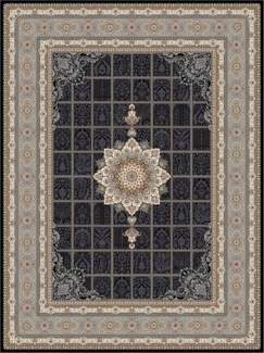 Morgenland Orientalischer Webteppich - Eastern Elegance - rechteckig - 150x100 - Dunkelblau