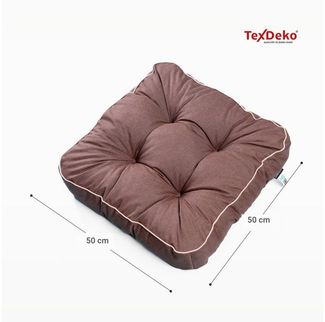 TexDeko Stuhlkissen Ecolen Loungekissen für Rattanmöbel Gartenmöbel Wasserabweisend, UV-Beständig mit Anti-Rutsch Boden