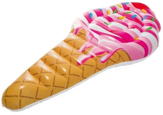 Intex Luftmatratze Ice Cream, Vinyl braun / pink, 2,24x1,07 m