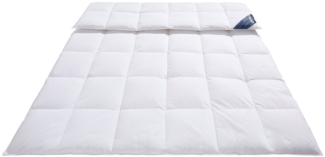 Otto Keller Gänsedaunenbettdecke Bella, Bettdecken für Sommer oder Winter, Decke, Downpass, Füllung: 90% Gänsedaunen, 10% Federn, Bezug: 100% Baumwolle, Bettdecke 135x200 cm, Hausstauballergiker. GRATIS DAZU: Schlafspray