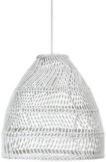 PR Home 4653-2510 Maja Outdoor Pendelleuchte Rattan Weiß IP44 53cm