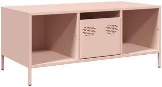 vidaXL Couchtisch Rosa 101,5x50x43,5 cm Kaltgewalzter Stahl 851275