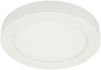 LED Deckenleuchte, weiß, D 24,5 cm