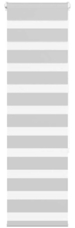 vidaXL Zebrarollo Hellgrau 40x150 cm Stoffbreite 35,9 cm Polyester 4014431