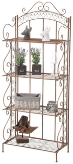 TPFGarden Standregal Anton - Blumenständer - 4-stöckiges Pflanzenregal, Blumenregal - Pflanzengestell, Pflanzenständer mit den Maßen (HxB xT): 153 x 61 x 33 cm